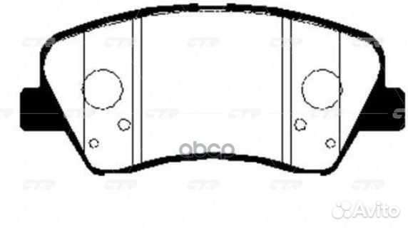 Колодки передние ckkh44 CTR GK0498 Hyundai Elan