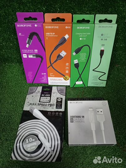 Кабели зарядки телефонов iPhone Lightning