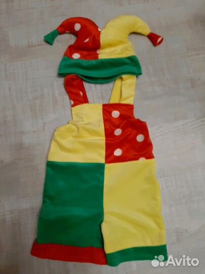 Костюм петрушки клоуна