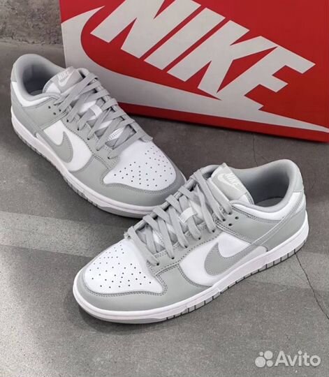 Кроссовки Nike dunk low Grey Fog