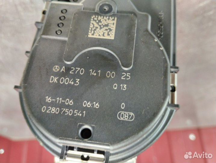 Заслонка дроссельная Mercedes C-Class W205 M274