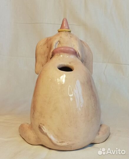 Ваза для цветов, статуэтка керамическая 