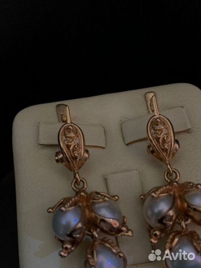 Серьги 585 пробы, р.0