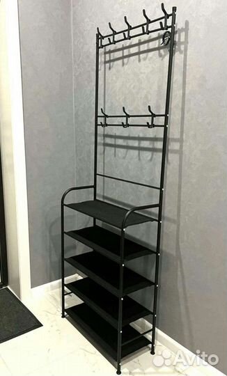 Вешалка в прихожую 5 полок / аналог икеа