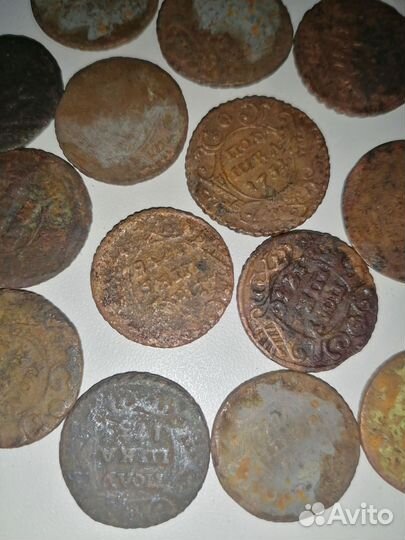 Старинные медные царские монеты на выбор