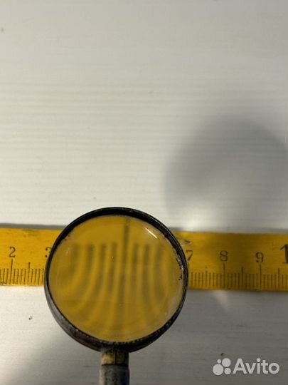 Лупа старинная карманная маленькая