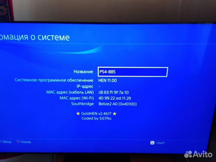 Ps4 slim 1tb прошивка 11.00 goldhen