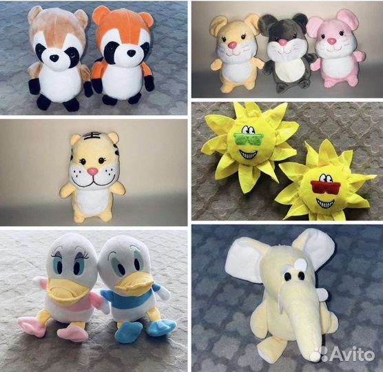 Мягкие игрушки новые