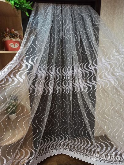 Тюль отрез ширина 6.30 метров