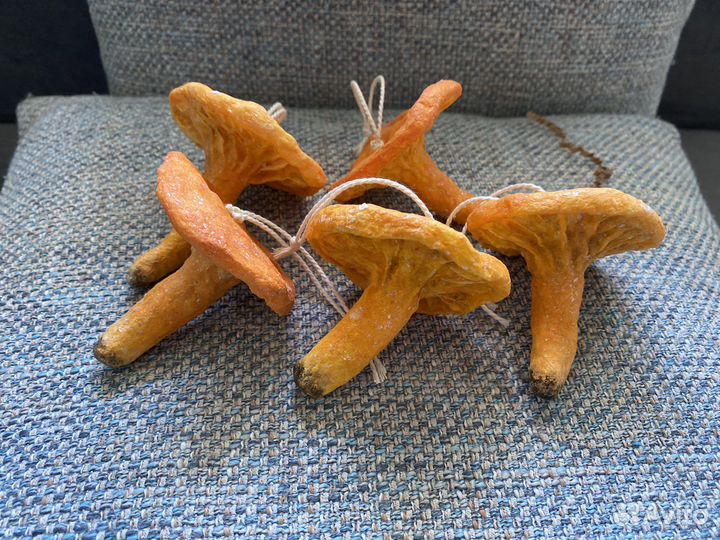 Грибы на елку ватные