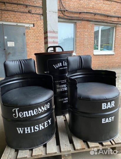 Мебель из бочек