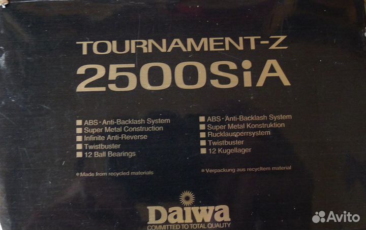 Новая катушка Daiwa Tournament-Z 2500SiA