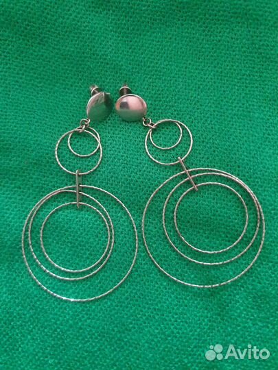 Серьги из серебра