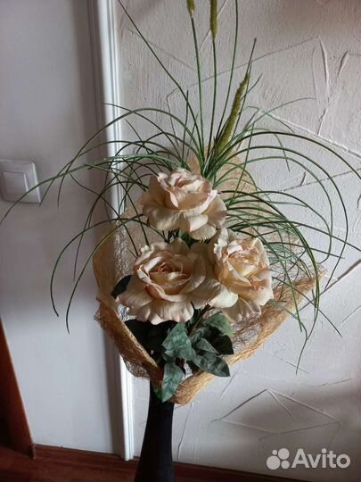 Композиция : букет в напольной вазе