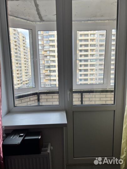 Окно с дверью, стеклопакет