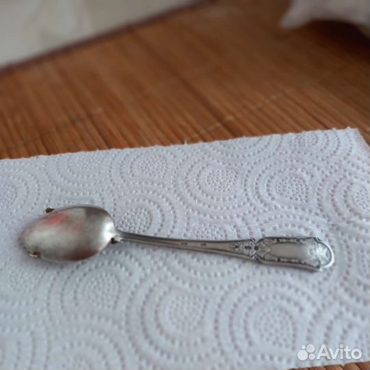 Серебряная ложка-ситечко