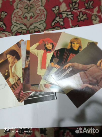 Наборы открыток по вязанию СССР