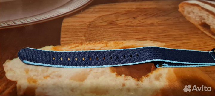 Плотный холщовый ремешок для часов