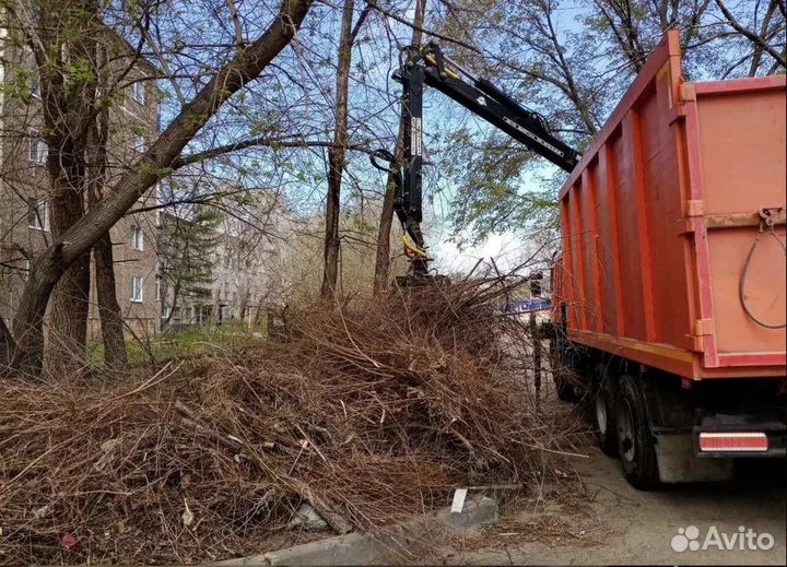 Слом домов вывоз деревьев строительного мусора
