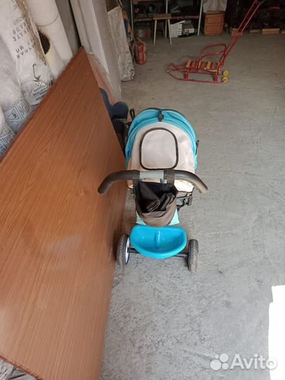 Трехколесный велосипед коляска с ручкой