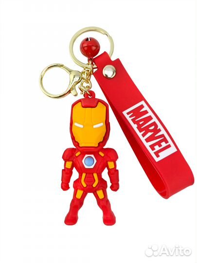 Брелок для ключей на рюкзак железный человек marve