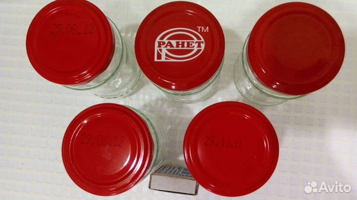 Баночки набор 5шт.и 6шт