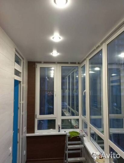 Остекление окон и балконов пвх