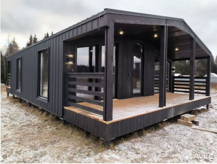 Каркасный дом с доставкой 90 м кв, арт. вх-4895