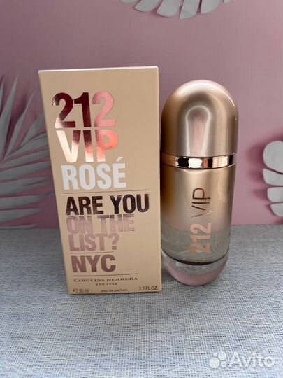 Парфюм Carolina Herrera 212 VIP Rose (Euro)