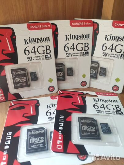 Карта памяти MicroSD 64Gb