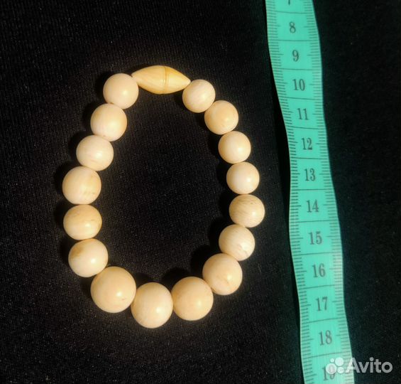 Старинный браслет. Цвет слоновая к