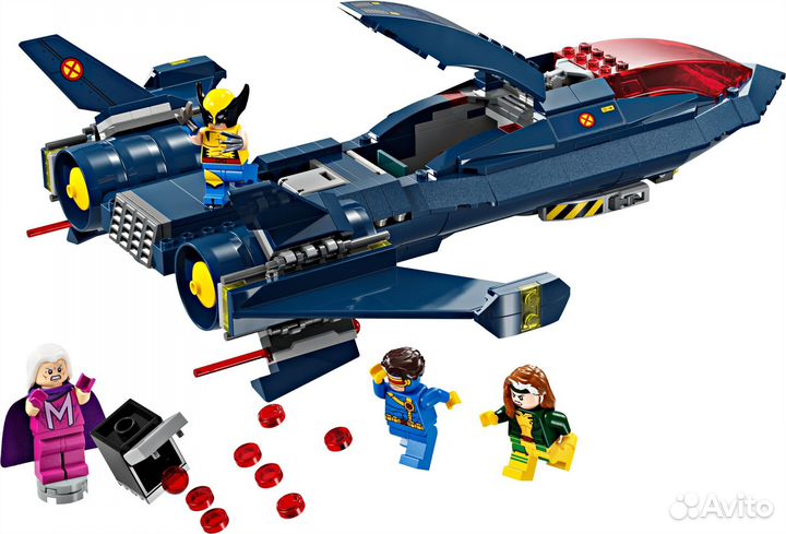 Lego Super Heroes 76281 Реактивный самолет людей Х