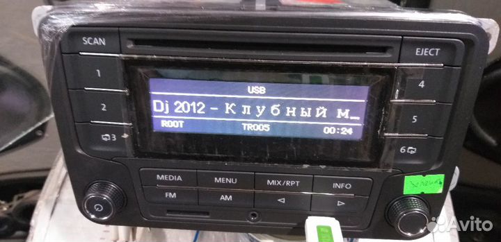 Магнитола для VW Поло, Шкода Фабия rcn220 rcd320