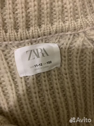 Вязаная кофта детская zara