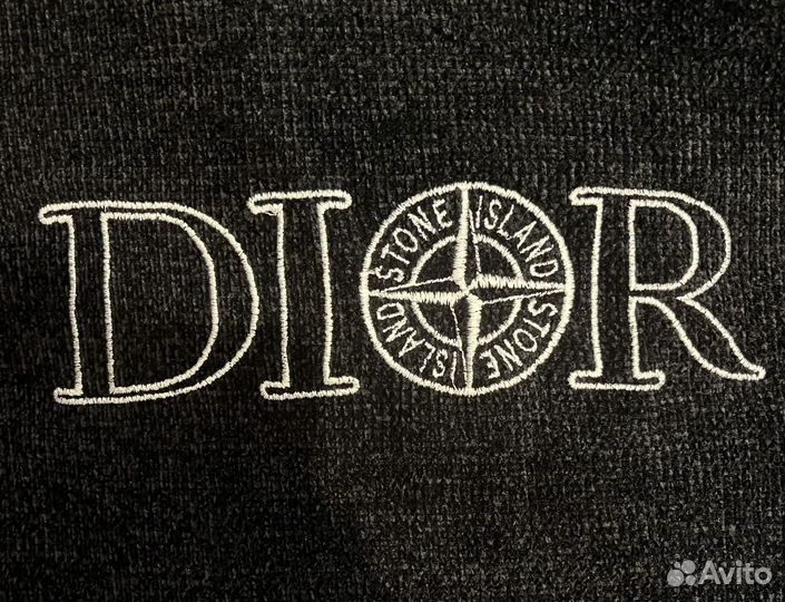 Dior and stone island свитер