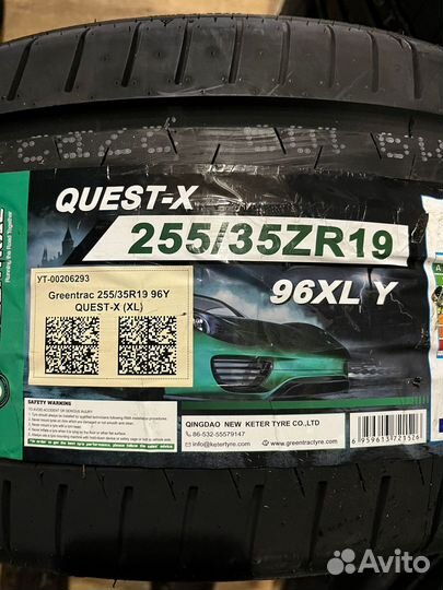 Greentrac Quest-X 255/35 R19 96Y