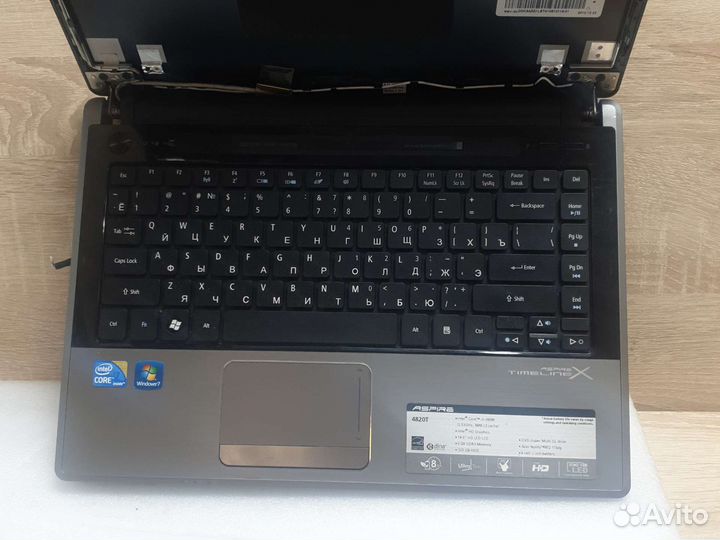 Корпус для ноутбука Acer 4820 в разбор б/у