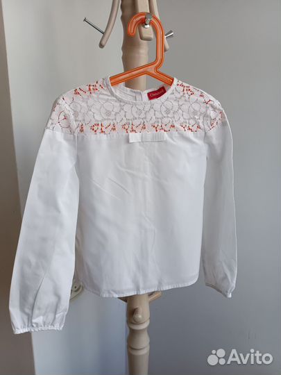 Школьные блузки для девочки 128 143