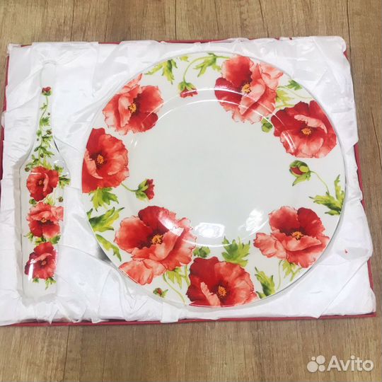 Блюдо для торта с лопаткой