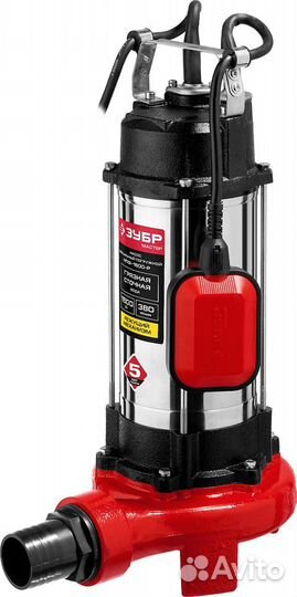 Насос фекальный с режущим механиз. зубр нпф-1500-Р