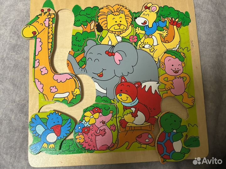 Деревянные пазлы