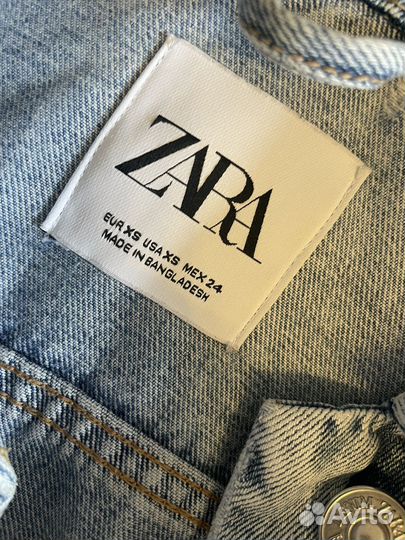 Джинсовая куртка zara