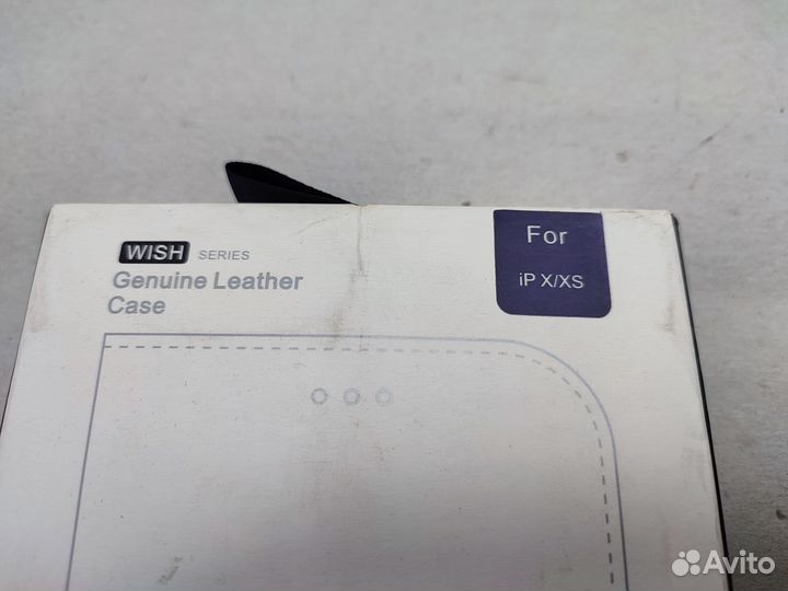 Новый кожаный чехол книжка для iPhone X Xs