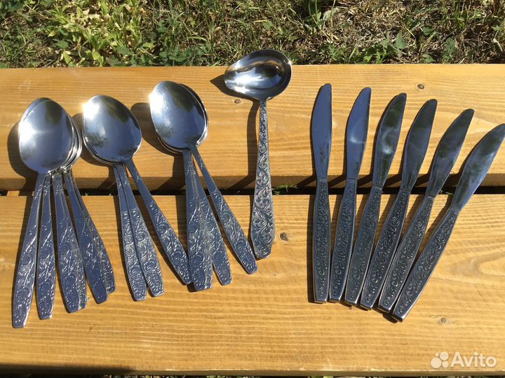 Столовые приборы / СССР/ ложки, ножи, вилки/ нерж