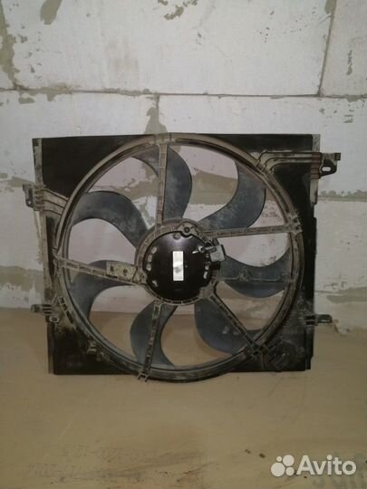 Ниссан кашкай J 11 диффузор с вентилятор