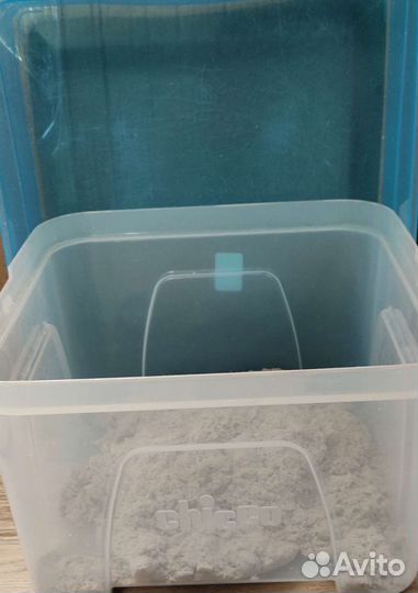 Кинетический песок с формочками