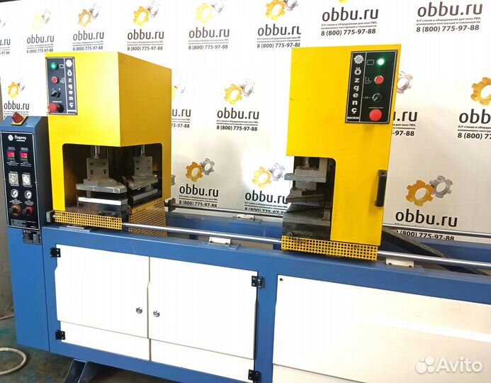 Двухголовый сварочный станок для окон П В Х Ozgenc