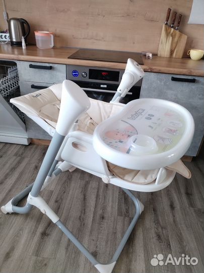 Стульчик для кормления - качели 2 в 1 babyton