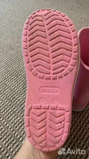 Резиновые сапоги crocs j2