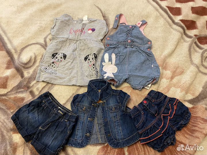 Вещи пакетом на девочку 1 год